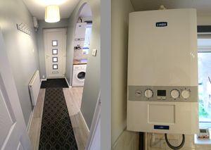 Hallway and Boiler- click for photo gallery